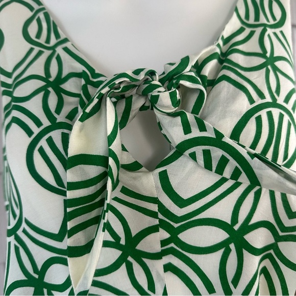 🌴 Maeve Green Sleeveless Ln f Tank Top, Size S - Picture 9 of 10